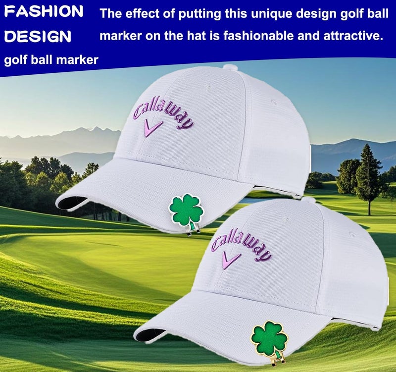 Adhere Golf Ball Markers Personlized Logo Enamel with A Strong Magnetic Hat Clips A Premium Golf Gifts for Golfer - Image 3